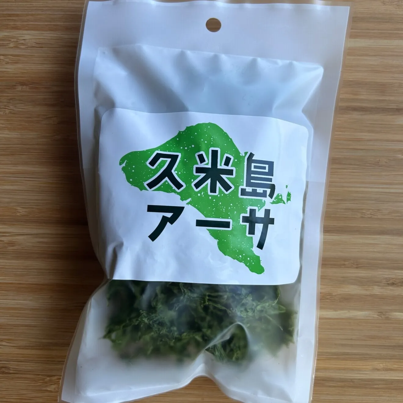 【久米島の海の幸セット】沖縄・久米島産 塩蔵太もずく500g.、久米島産乾燥アーサ (20ｇ)