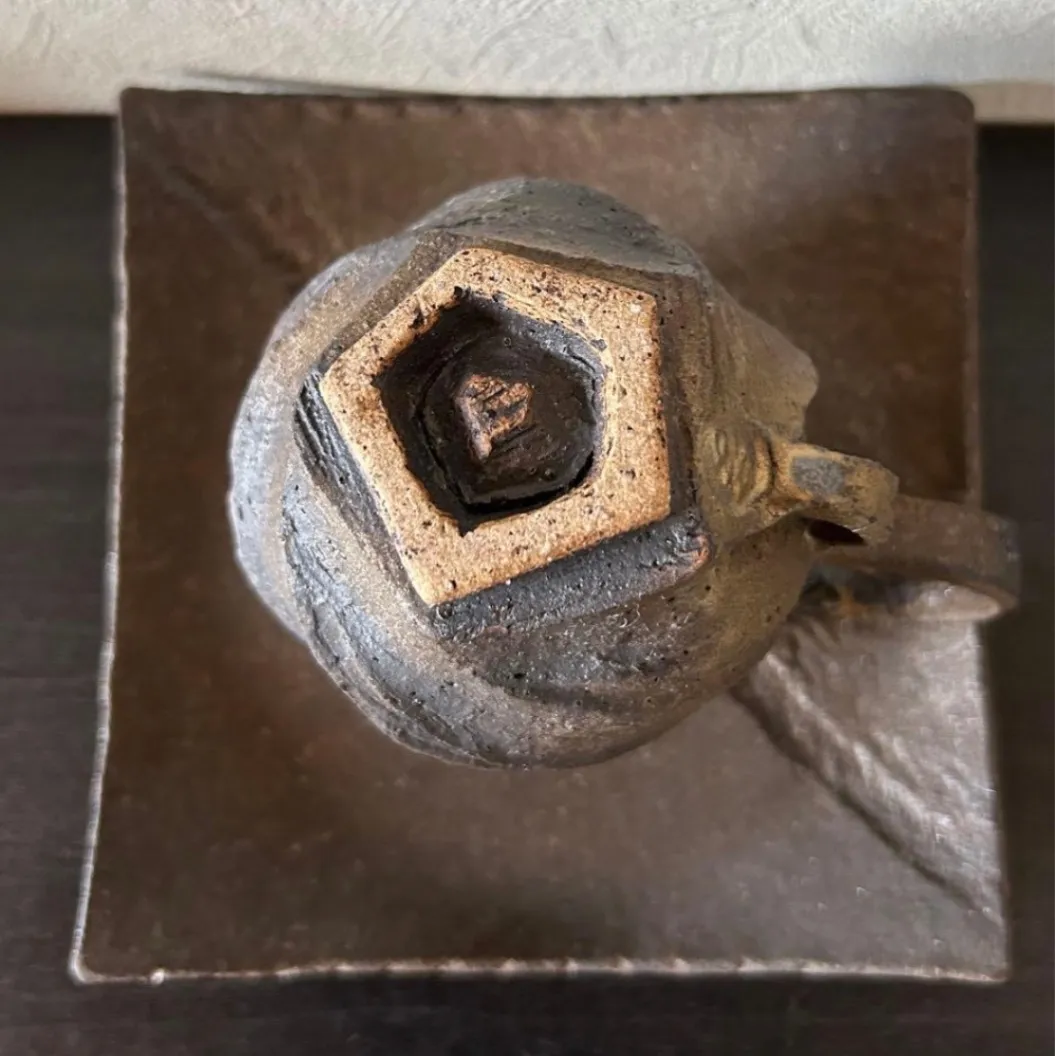 コーヒーカップ&ソーサー(金彩) 器 陶器 和食器 受賞作家 手作り 一点物 ⑥