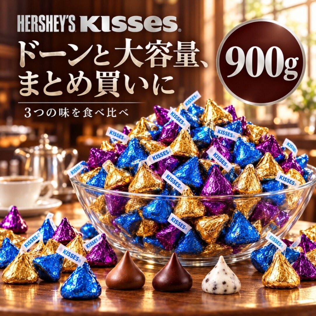 ハーシー キスチョコ 3種アソート 150g～900g 選べる キスチョコレート ハーシーズ チョコ