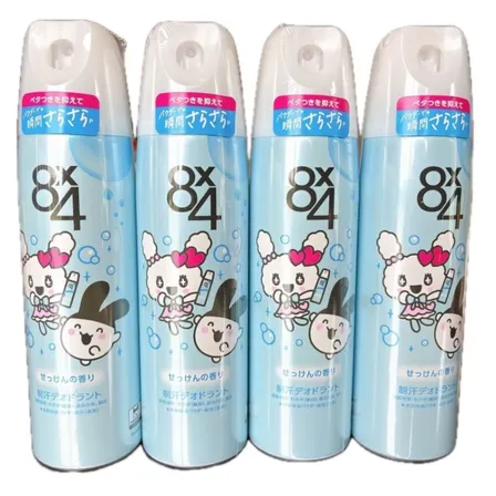 8x4 パウダースプレー たまごっち せっけんの香り 150g 4本セット エイトフォー