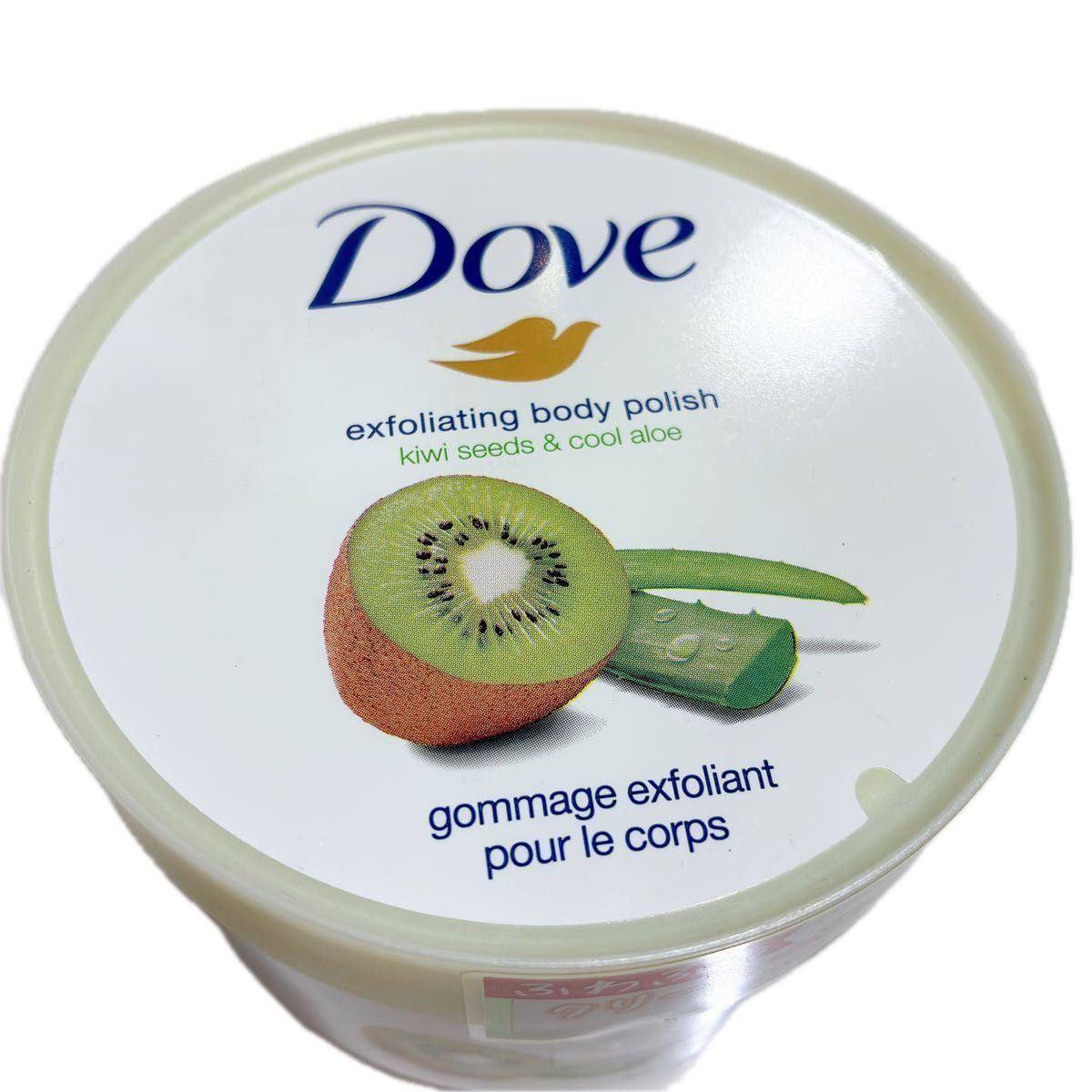 Dove ダヴ クリーミースクラブ キウイ＆アロエ 298g ボディポリッシュ 角質ケア スクラブ