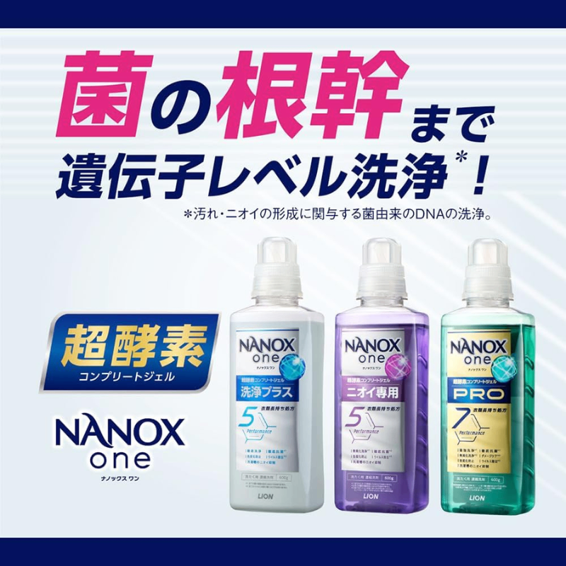 NANOX one(ナノックスワン) 洗浄プラス 詰め替え 超特大1080g 2〜6個セット