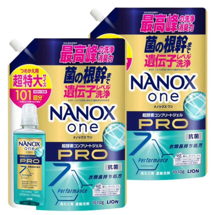NANOX one PRO(ナノックスワン プロ) 詰め替え 超特大1010g 2〜6個セット