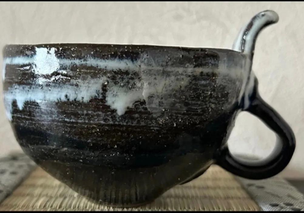 コーヒーカップ(白萩) 器 和食器 陶器 受賞作家 手作り 一点物 ②