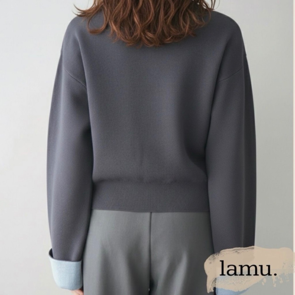 稼祭🔥DoubleFaceColor AccentCardigan|ダブルフェイスニットカーディガン