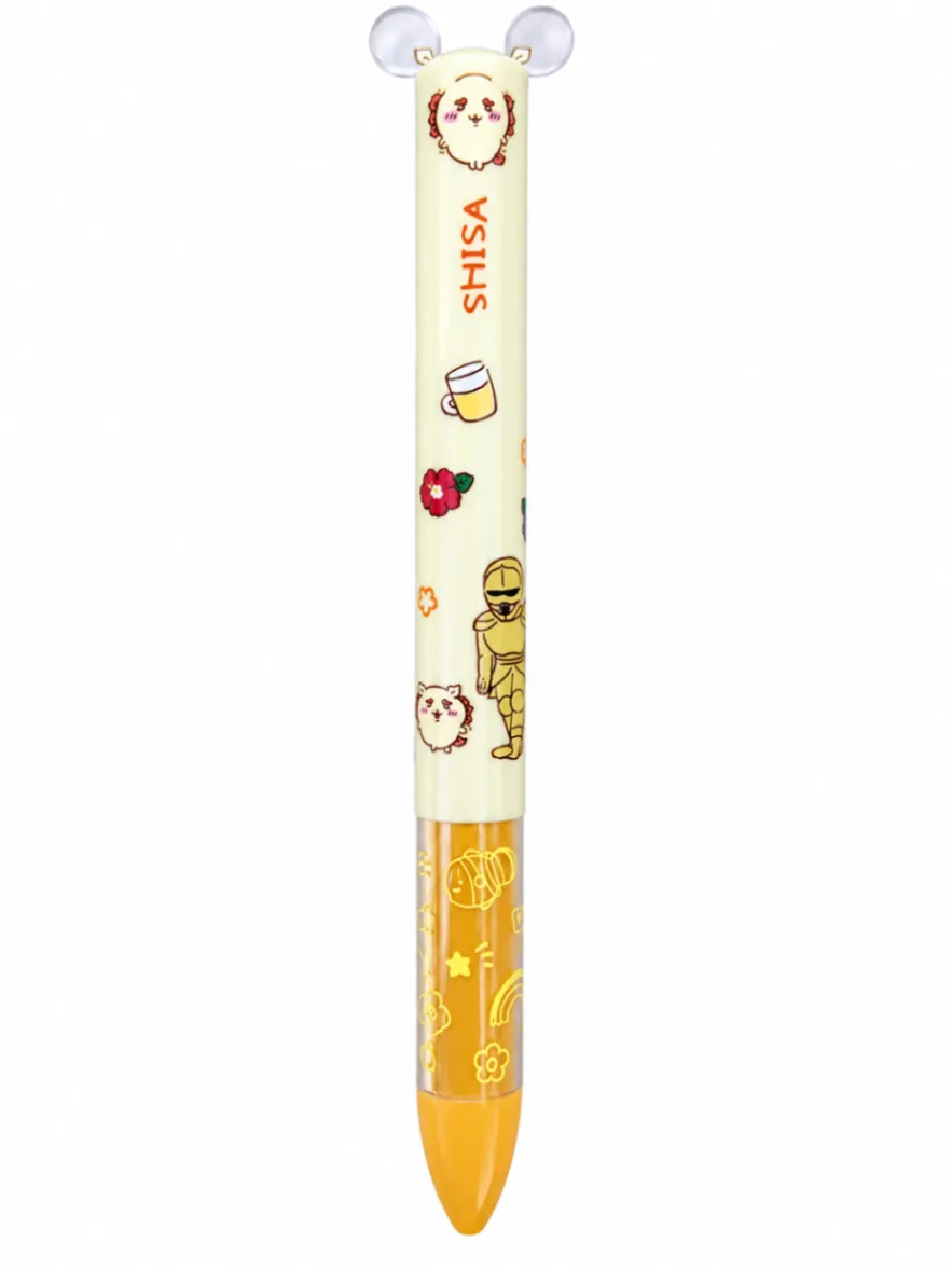 【ラッコ🍰／シーサー🌺】選べる2キャラ　ちいかわ　2色ボールペン　0.7　ポイント消化OK