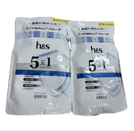 h&s 5in1 コンディショナー 詰め替え 290g 2個セット エイチアンドエス 頭皮ケア
