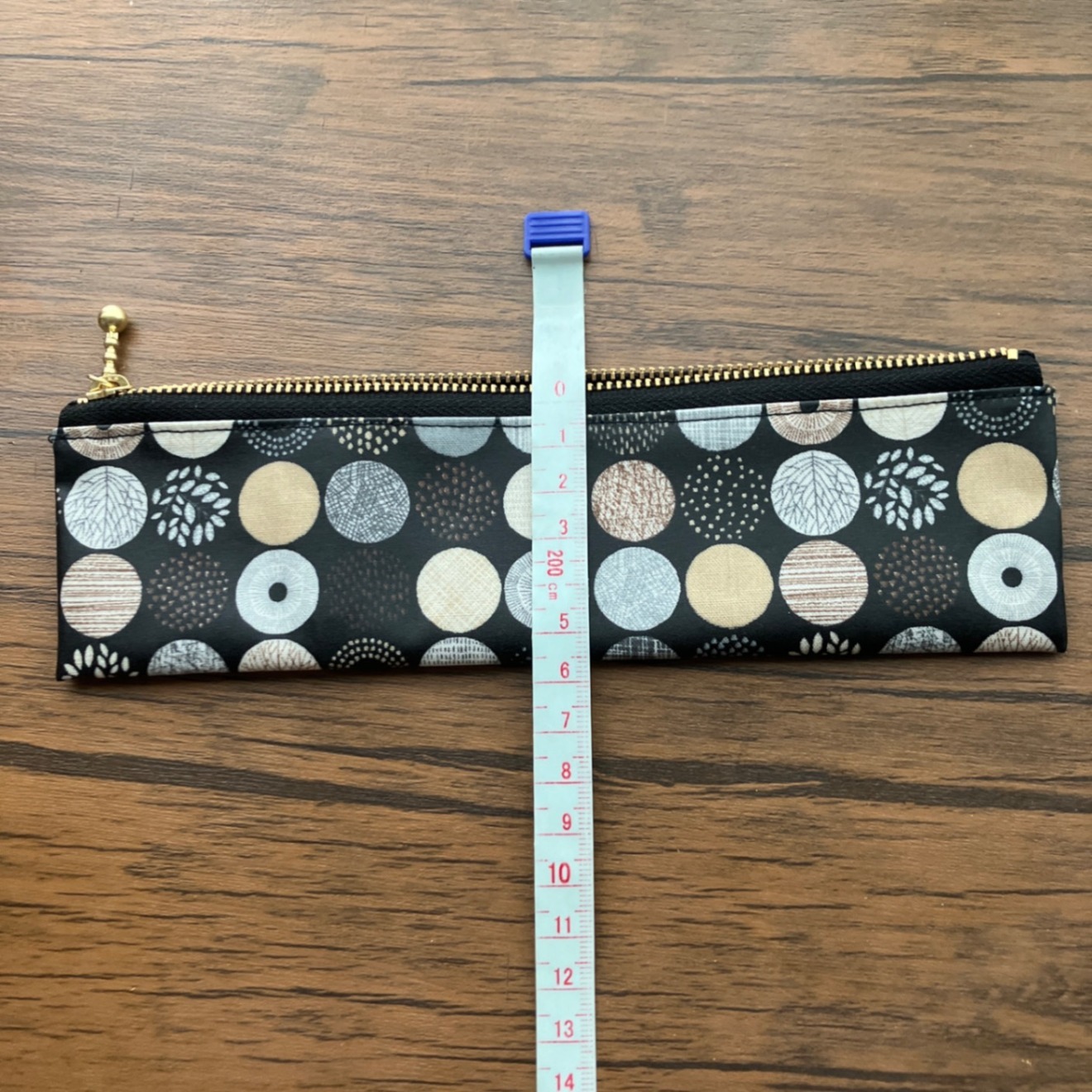 ハンドメイド　軽くてスリムなラミネートペンケース