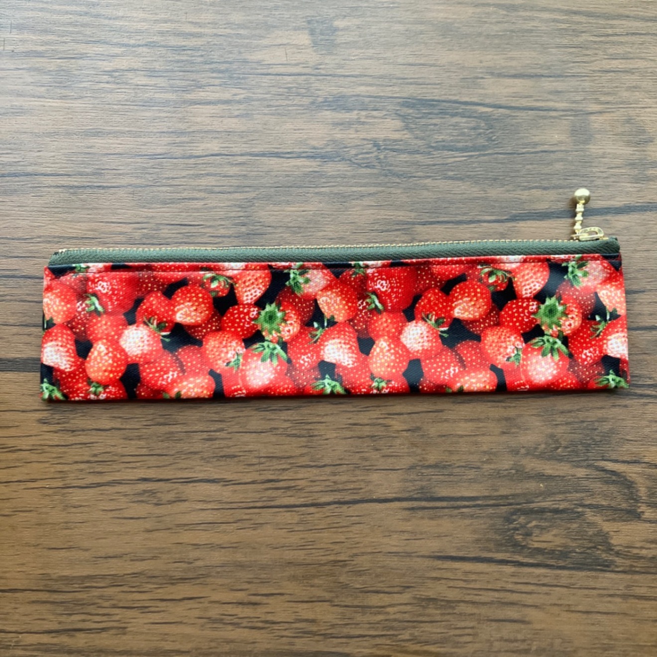 ハンドメイド　軽くてスリムなラミネートペンケース