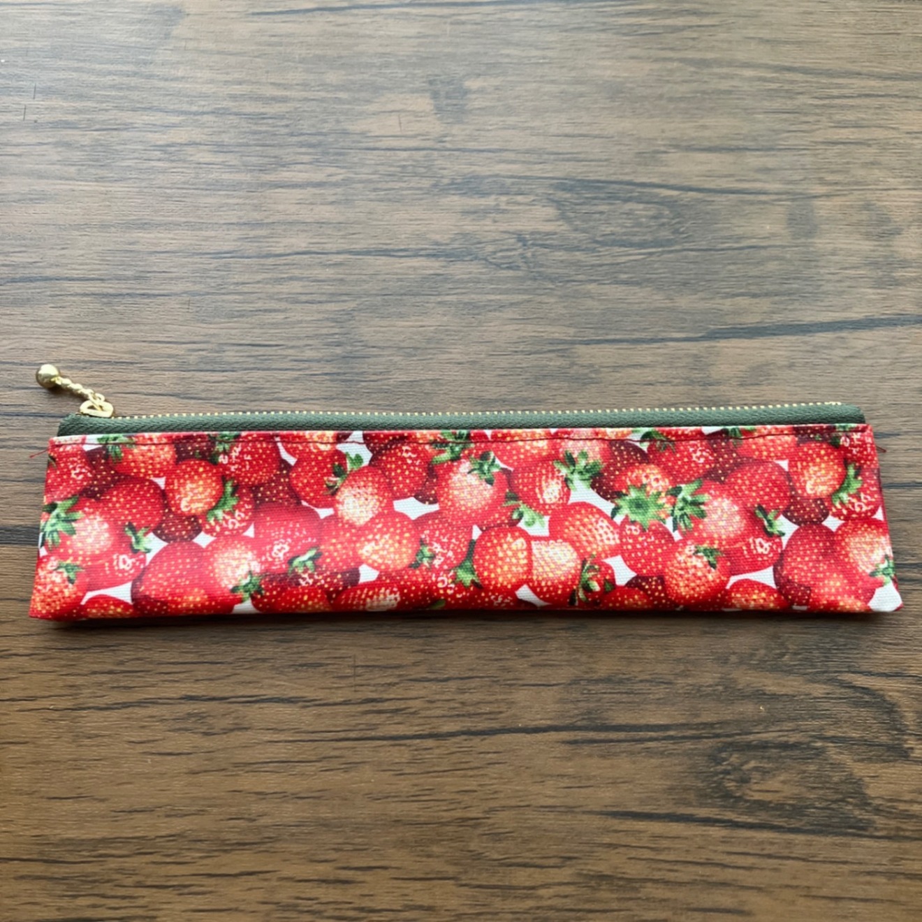 ハンドメイド　軽くてスリムなラミネートペンケース