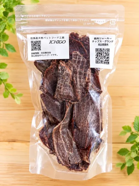無添加‼️鹿肉チップス　40g 　但馬産天然鹿肉100%
