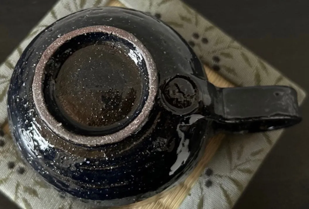 コーヒカップ(ルリ) ソーサー 器 和食器 陶器 受賞作家 手作り 一点物 ③