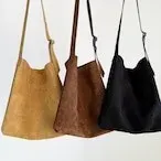 【ハンドメイド】Suede Shoulder Bag｜本革ショルダーバッグ