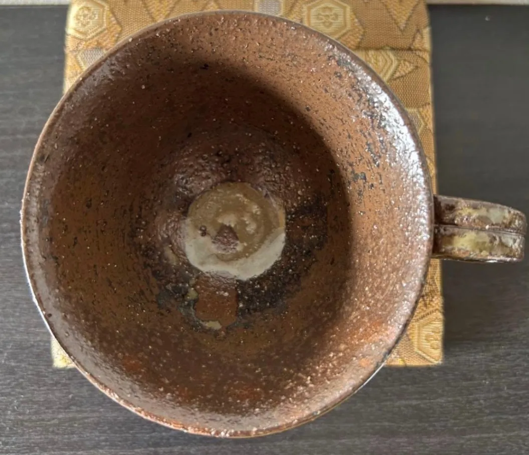コーヒーカップ&ソーサー(ナマコ) 器 和食器 陶器 受賞作家 手作り 一点物 ⑨