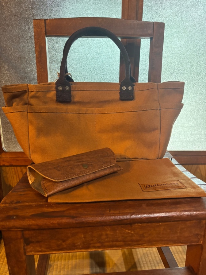 🤎 お出かけセット👜 トートバッグ・ ミニポーチ・メガネケースの3点セット🎁