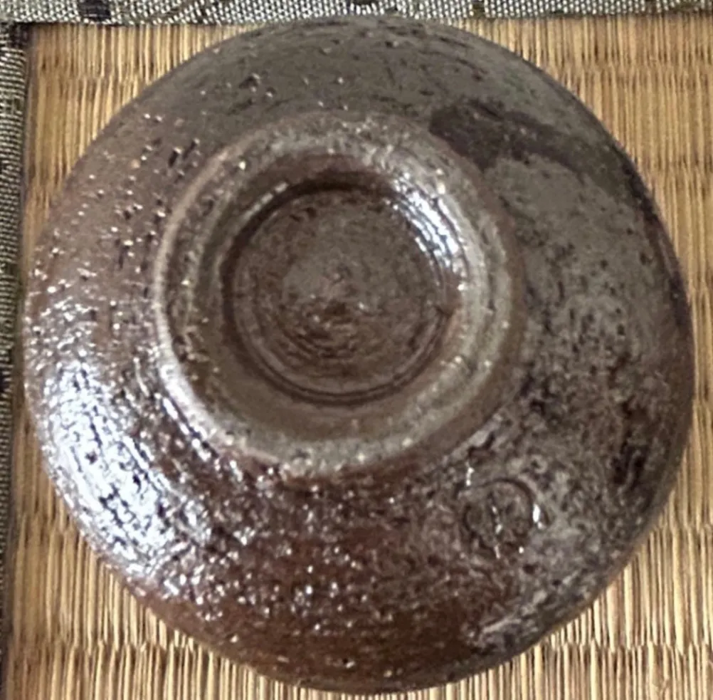 ぐい呑み(黒天目) 湯呑み 器 陶器 和食器 受賞作家 手作り 一点物 ㉑