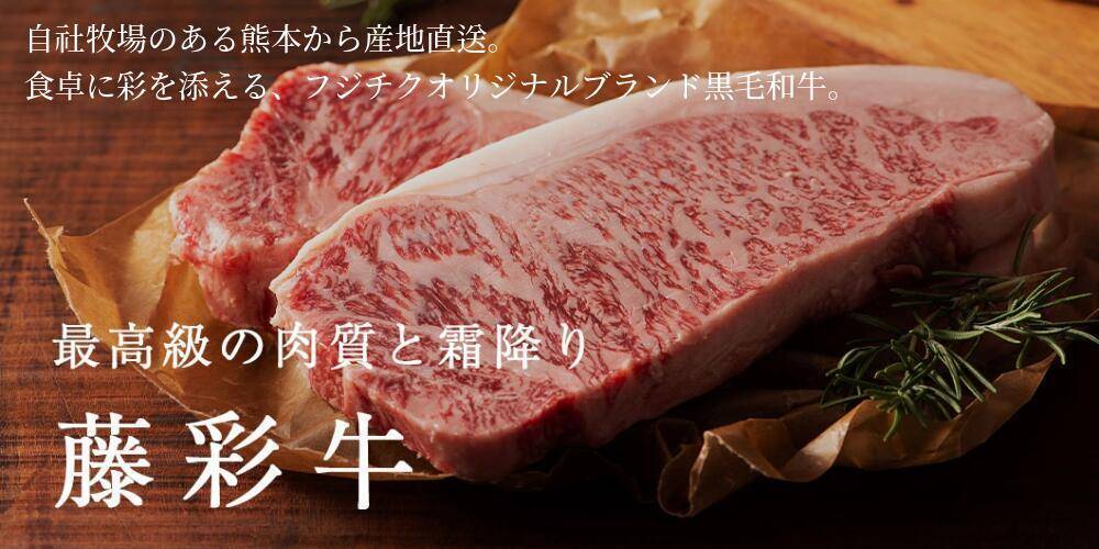 フジチク 藤彩牛 A5-A4 カルビ（バラ）焼肉用 500g 3～4人前・九州産黒毛和牛・冷凍