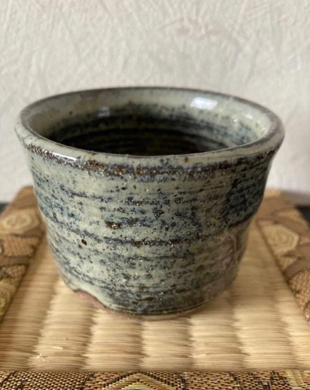 ぐい呑み(うのふ) 湯呑み 器 和食器 陶器 受賞作家 手作り 一点物 ⑰