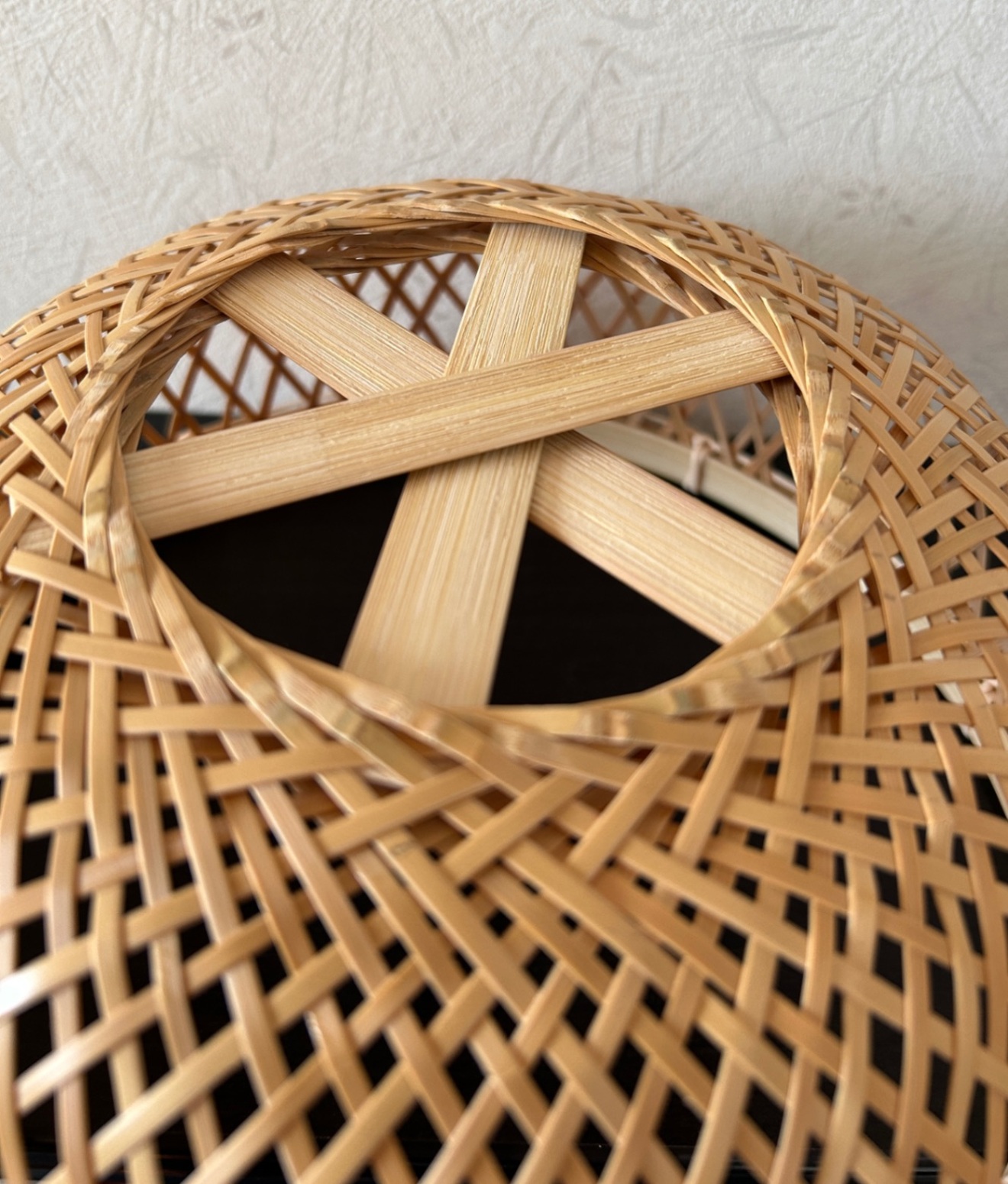 ⑥ 籠 カゴ 25㎝ 国産 真竹【希少生産の日本製竹ザル】