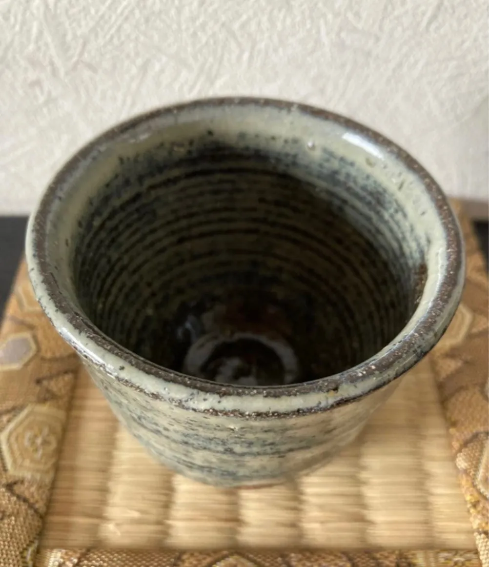 ぐい呑み(うのふ) 湯呑み 器 和食器 陶器 受賞作家 手作り 一点物 ⑰