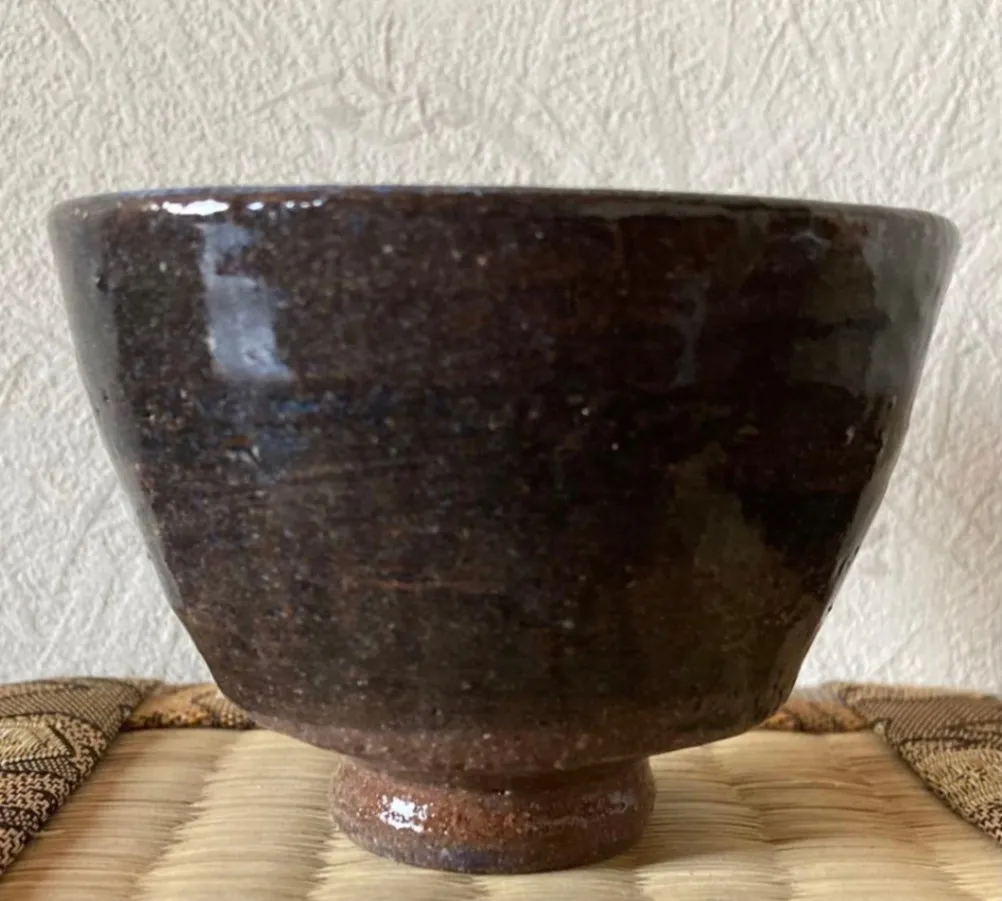 ぐい呑み(黒化粧.青磁) 豆小鉢 小皿 器 和食器 陶器 受賞作家 手作り 一点物 ⑫