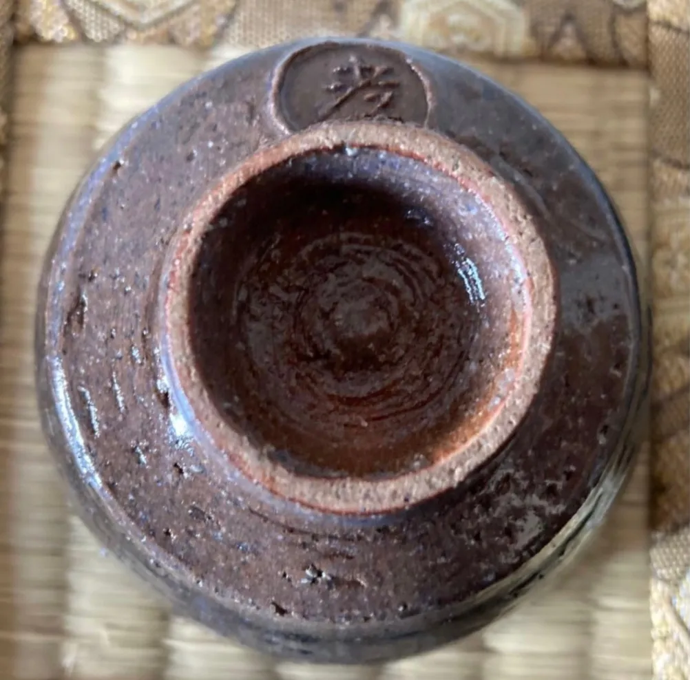 ぐい呑み(黒化粧.青磁) 豆小鉢 小皿 器 和食器 陶器 受賞作家 手作り 一点物 ⑫