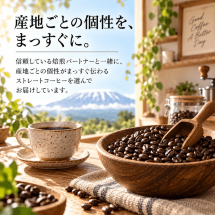 【送料込み】キリマンジャロ コーヒー豆50g｜あさだ珈琲