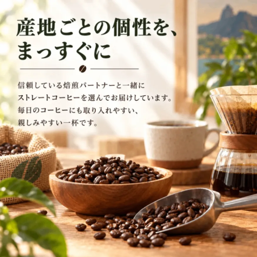 【10月26日発送予約販売】【送料込み】ブラジルサントス コーヒー豆50g｜あさだ珈琲