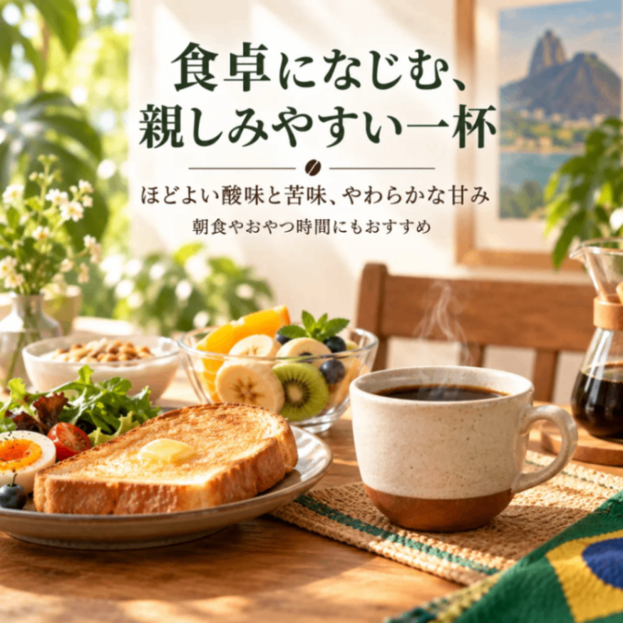【送料込み】ブラジルサントス コーヒー豆50g｜あさだ珈琲