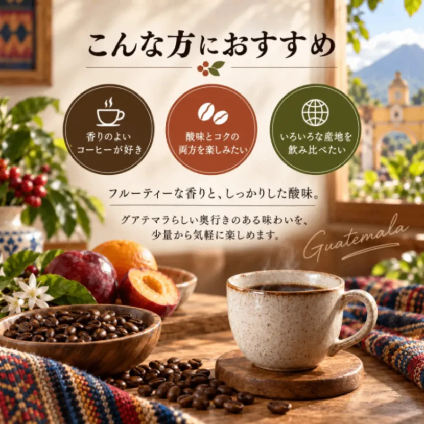 【10月26日発送予約販売】【送料込み】グアテマラ コーヒー豆50g｜あさだ珈琲