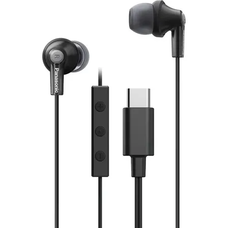 【延長3年保証】Panasonic USB Type-C イヤホン RP-HJE150C-K