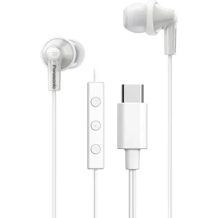 【延長3年保証】Panasonic USB Type-C イヤホン RP-HJE150C-W