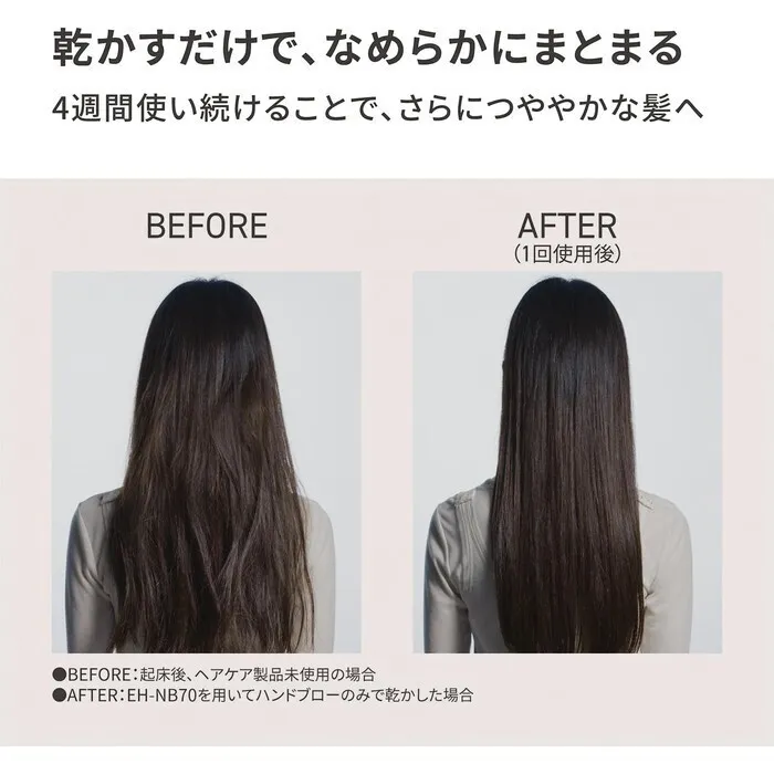 【予約/延長3年保証】Panasonic ヘアードライヤー ナノケア EH-NB70-P