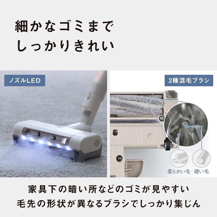 【予約/延長3年保証】Panasonic セパレート型コードレス掃除機 MC-NX600KM-W