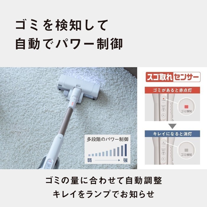 【予約/延長3年保証】Panasonic セパレート型コードレス掃除機 MC-NX600KM-W