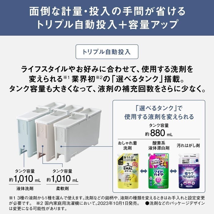 【延長3年保証】Panasonic ななめドラム洗濯乾燥機 NA-LX125FR-W