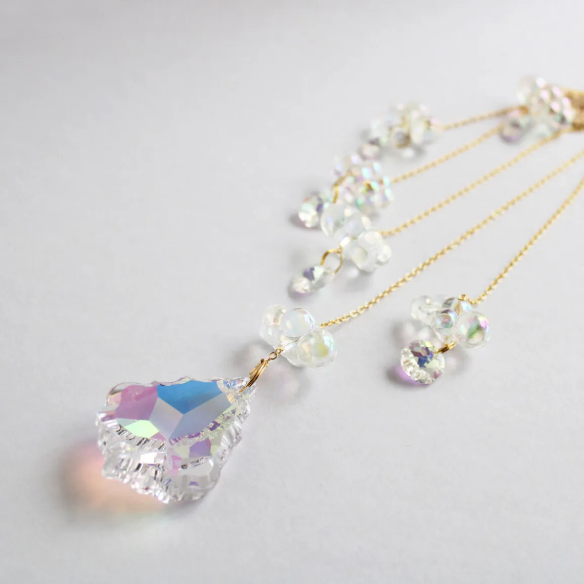 引越&新築祝いに♪シャンデリア風★Stairway to Heaven ～天使の階段サンキャッチャー