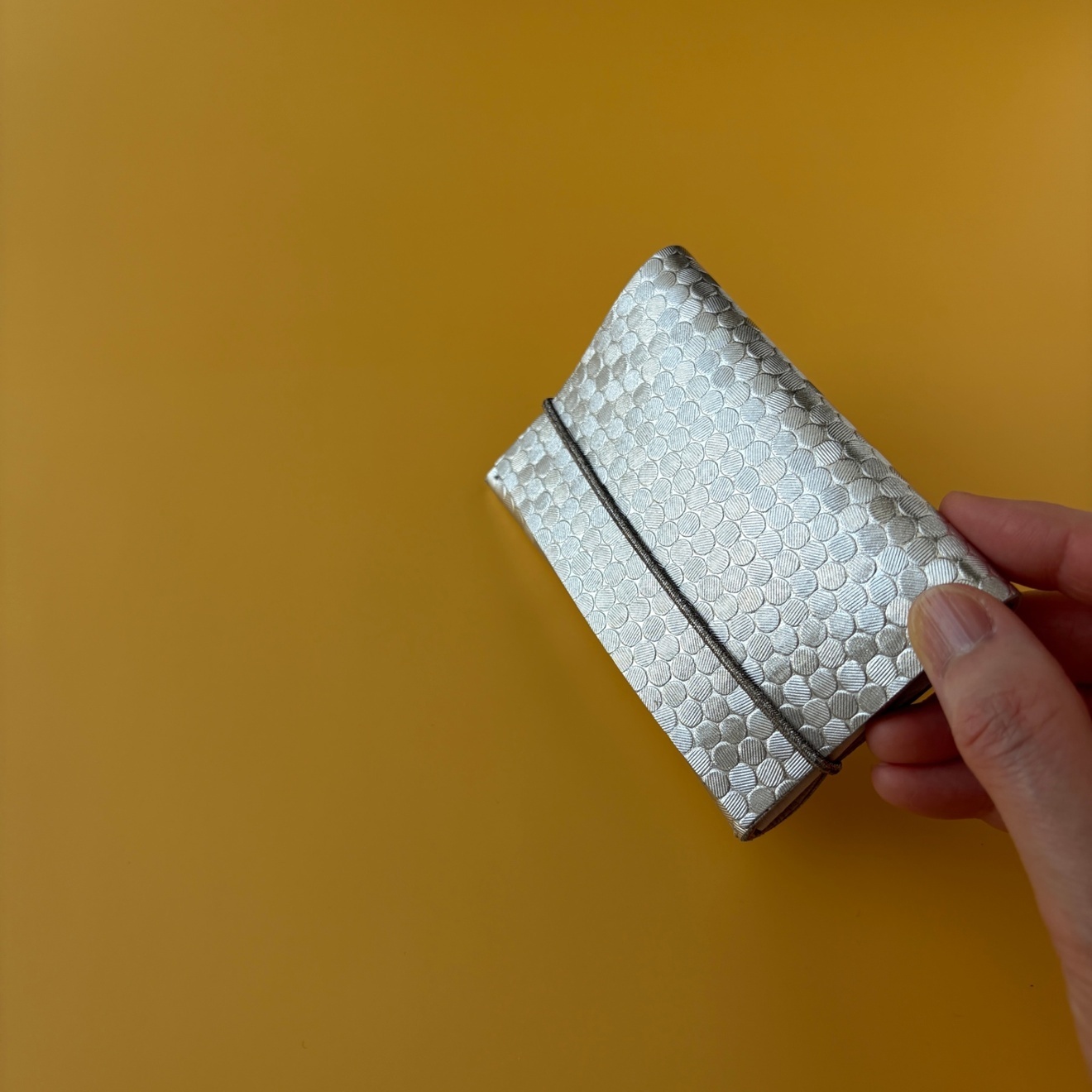 「ミニミニウォレット シルバー」ミニ財布＆名刺入