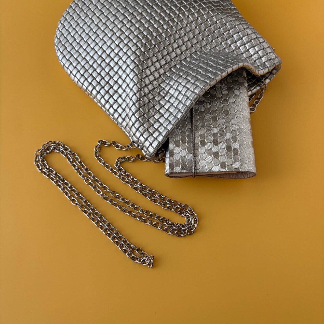 「ミニミニウォレット シルバー」ミニ財布＆名刺入