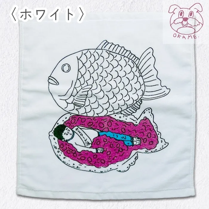 たいやきハンドタオル ※価格は１枚分