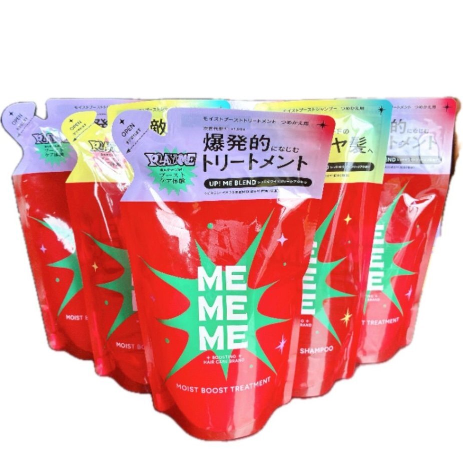 MEMEME ミーミーミー モイストブースト シャンプー2＋トリートメント4 つめかえ用 6袋セット