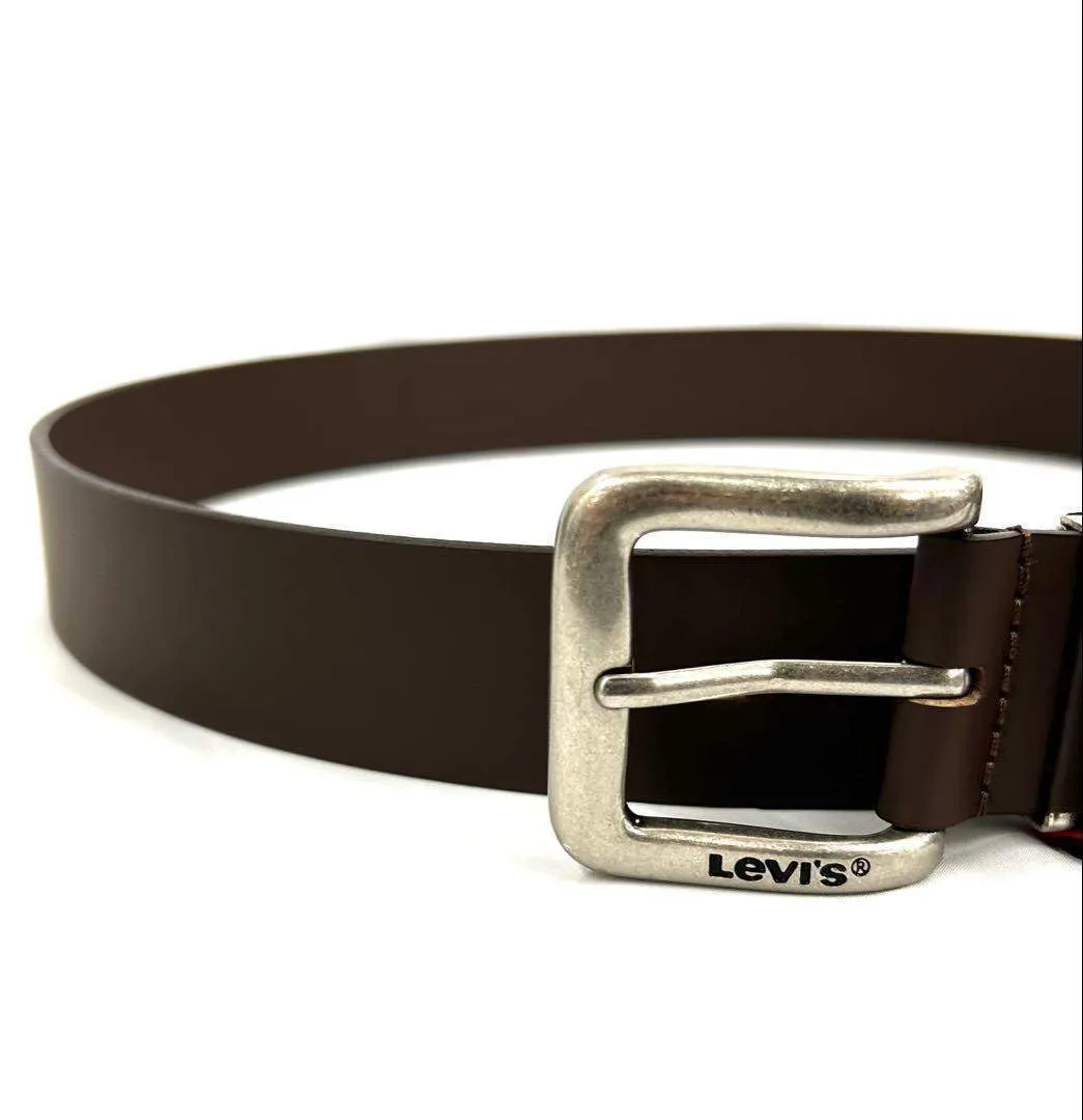 【Levi's】35mm 牛革スムースベルト 6020 ブラック・ダークブラウン