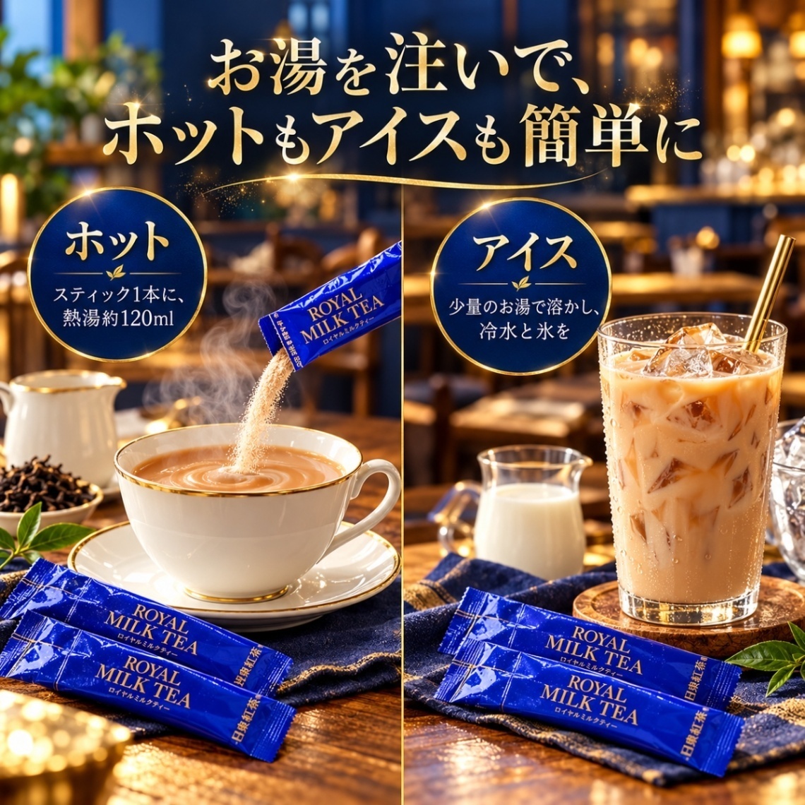 日東紅茶 ロイヤルミルクティー スティック 14g 20本 40本 60本 選べる 紅茶好きのための