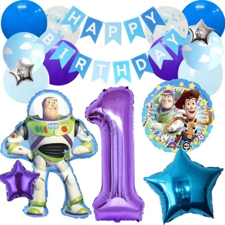 数字が選べる♪  バズ トイ・ストーリー  ディズニー  風船 誕生日 飾り付けセット バルーン