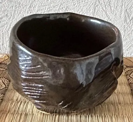 ぐい呑み(窯変油滴) 湯呑み 器 和食器 陶器 受賞作家 手作り 一点物 ⑪
