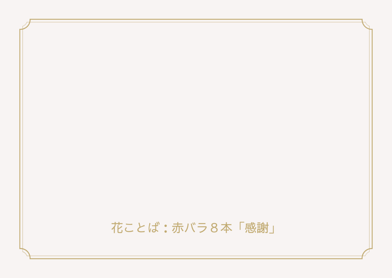 赤いバラの花束〜「ありがとう」を真っ直ぐに伝える〜
