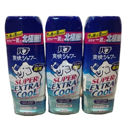 花王 バブ 爽快シャワー スーパーエクストラクール ボディジェル 3本セット 新品