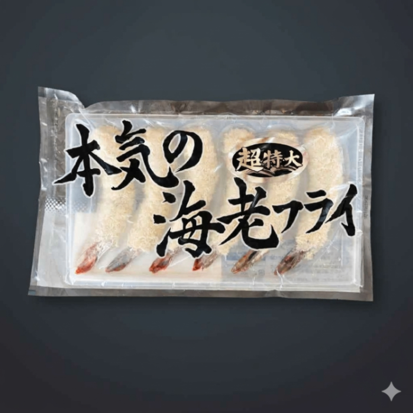本気の海老フライ 6尾入×2袋 特大えびフライ 冷凍 手作り風 えびフライ エビフライ