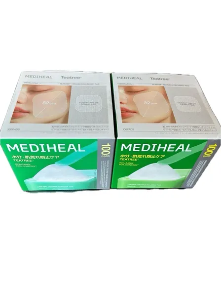 MEDIHEAL メディヒール ティーツリー トラブルカーミングパッド 100枚入 2箱セット 新品