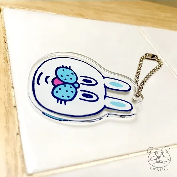 オリジナルデザインキーホルダー　セレブ犬　※価格は１点分